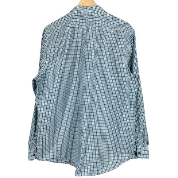 Express Modern Fit Mens Plaid Button Front Shirt Size XL - Picture 5 of 9